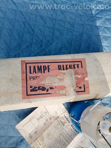Lampe Bleuet Campingaz vintage avec boîte et notice d'origine - 6