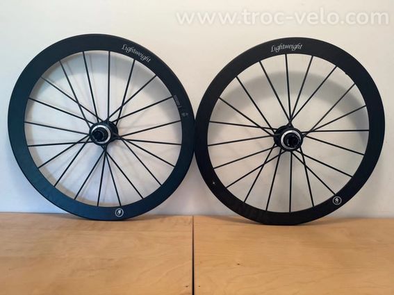 Paire de roues MEILENSTEIN EVO LÉGÈRES - Carbone Pneus Centerlock