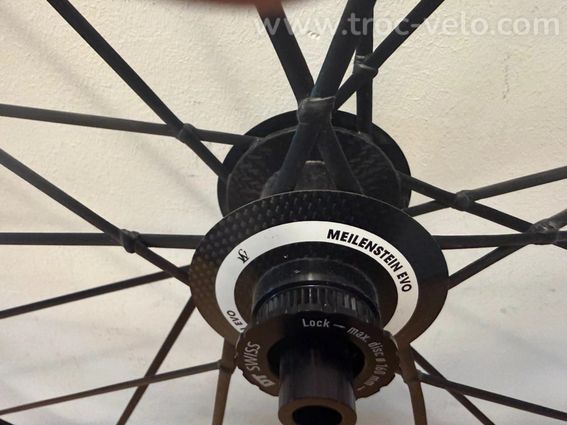 Paire de roues MEILENSTEIN EVO LÉGÈRES - Carbone Pneus Centerlock - 2