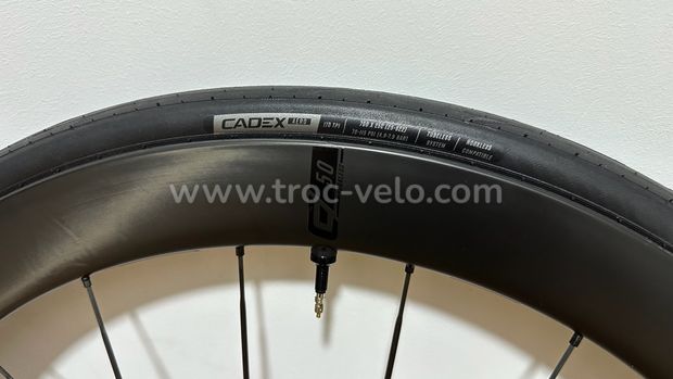 Paire de roues Cadex 50 Disc  tubuless, complètes, jamais roulées - 3