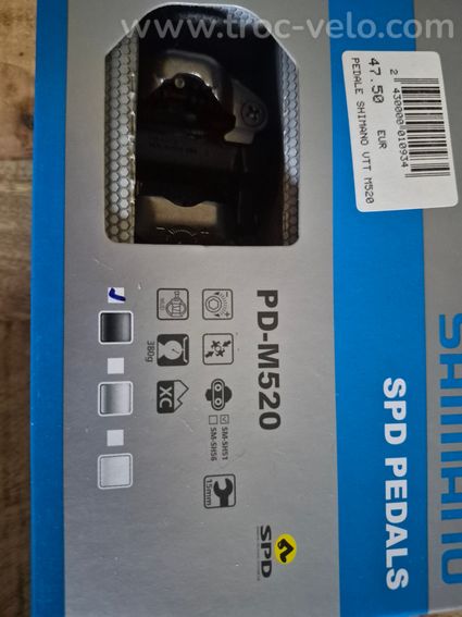 Pédales VTT neuves Shimano