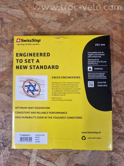 Disque de frein SWISSSTOP 203mm - 2