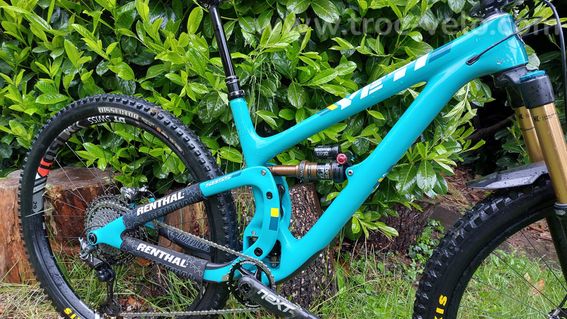KIT CADRE + FOURCHE YETI SB 5.5 TURQ TAILLE M, POSSIBILITE VELO COMPLET - 2