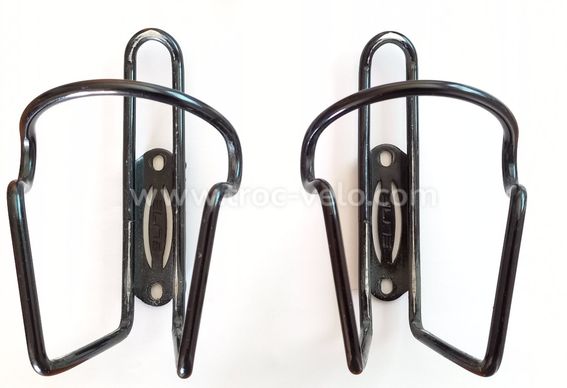 2 porte-bidons acier noir