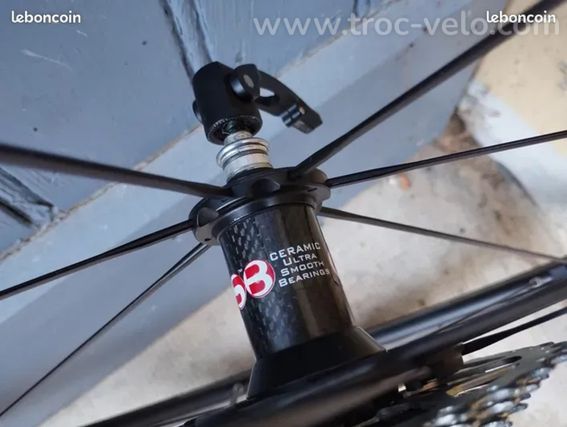 Roues Campagnolo Shamal ultra à pneus, vélo route course carbone  - 4