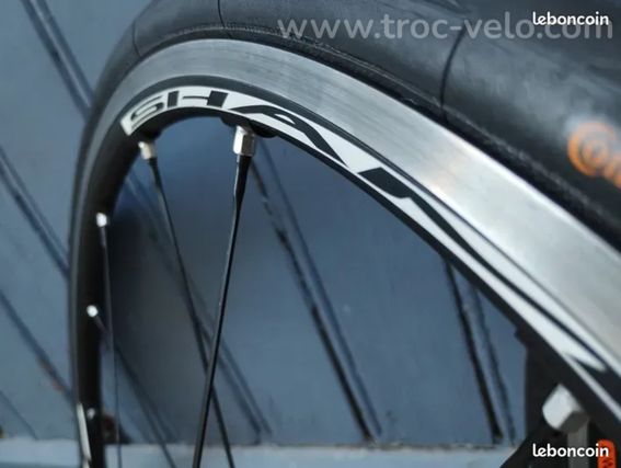 Roues Campagnolo Shamal ultra à pneus, vélo route course carbone  - 5