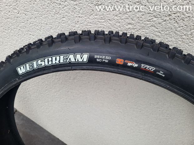 Maxxis wetscream dh 29x2.5 neuf - 1