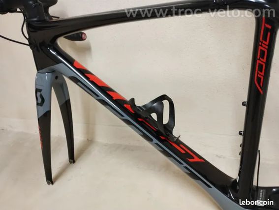 Kit cadre carbone Scott Addict ou vélo complet, route course  - 5