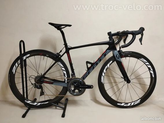 Vélo carbone Scott Addict complet ou kit cadre, route course  - 2