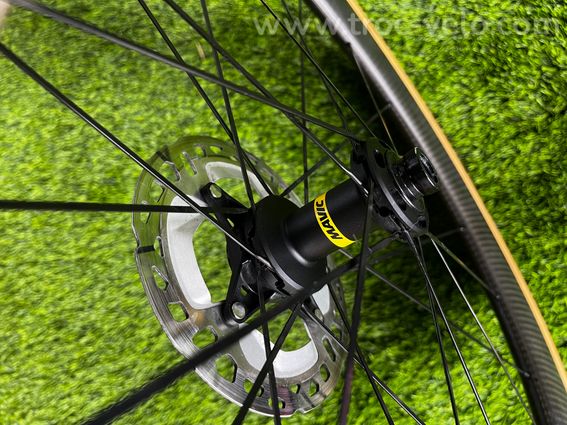 Paire Roues Carbone Mavic Cosmic SL 65 Disc - Excellent Etat - 4