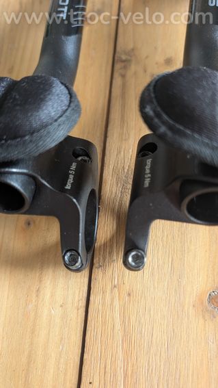Prolongateurs Deda Superzero TT Clip-On Aluminium Noir - 2