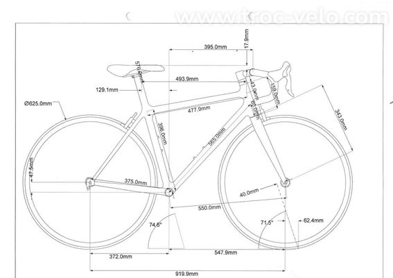 Cadre vélo cyfac XS - 8