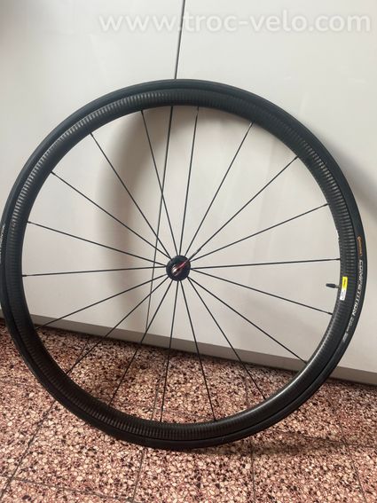 Paire de roues mavic carbone Sl impeccable. - 3