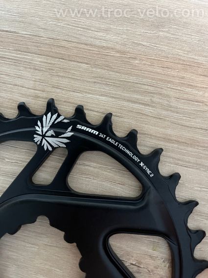 Plateau SRAM 34T, Eagle Technology, X-Sync 2 (3 mm) - 2