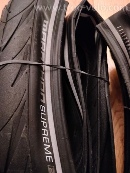 Paire de pneus Schwalbe marathon suprême neufs 700x50 - 2