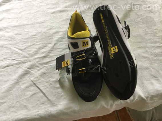 Chaussures vélo,Mavic Ergoride,taille:42 2/3,couleur noire,neuves , 165€ - 2
