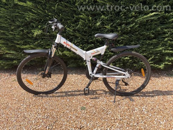 VTT pliant vélo Blanc Marine 26PM4 21 vitesses