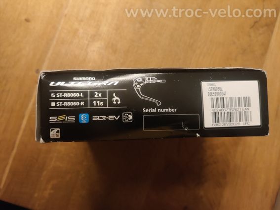 Levier frein/shifter Shimano Ultegra Di2 ST-R8060-L (gauche, CLM/Tri) - neuf - 6