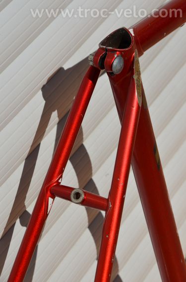Cadre et fourche de vélo de route vintage Chesini Precision – tubes Columbus SL - 6