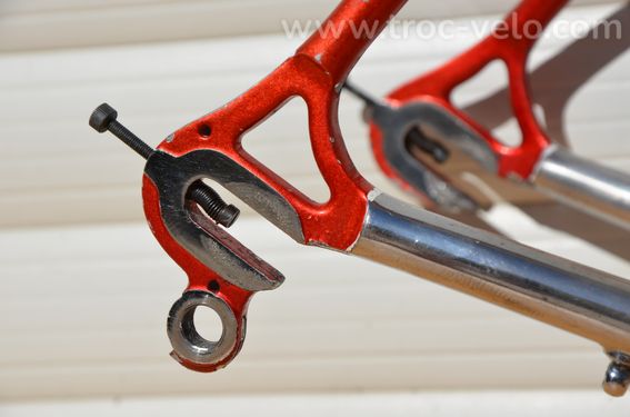 Cadre et fourche de vélo de route vintage Chesini Precision – tubes Columbus SL - 7