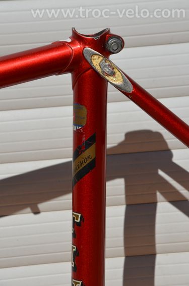Cadre et fourche de vélo de route vintage Chesini Precision – tubes Columbus SL - 13