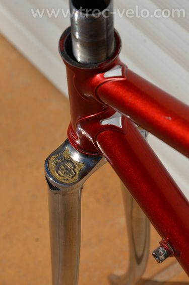 Cadre et fourche de vélo de route vintage Chesini Precision – tubes Columbus SL - 14