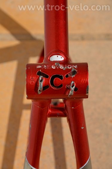 Cadre et fourche de vélo de route vintage Chesini Precision – tubes Columbus SL - 15