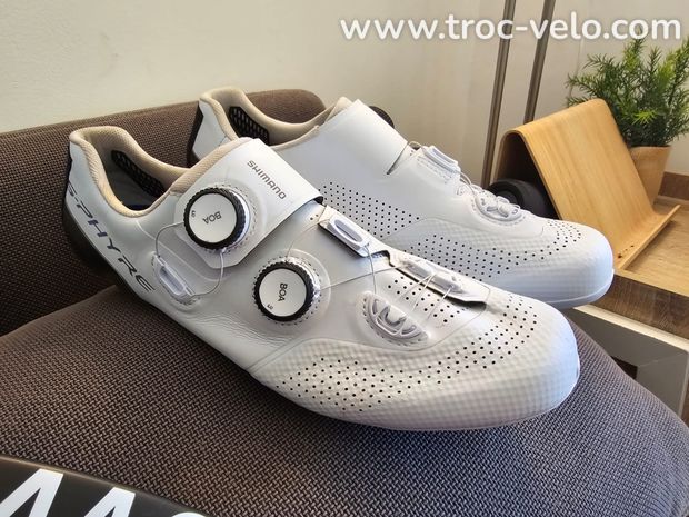 Chaussures Shimano RC9 S-PHYRE blanc 45.5 - 3