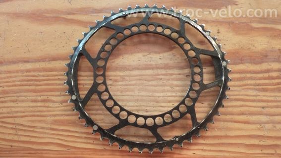 plateau oval rotor q ring 52 dents entraxe 130 mm ajouré - 2