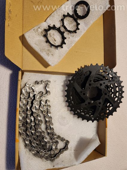 Cassette 11-34 9V SunRace (50kms) - 2