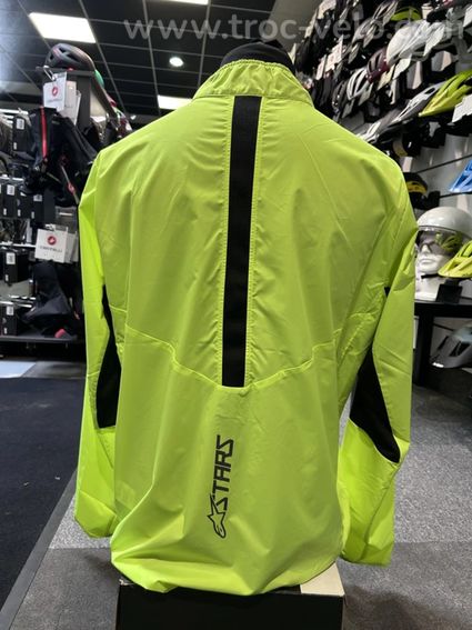 Coupe vent Alpine Stars jaune fluo (M,L et XXL) - 2