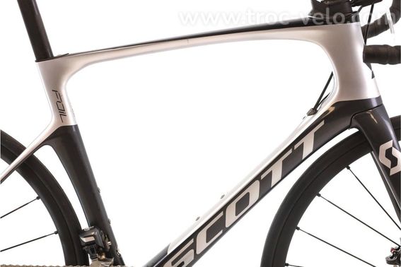 Produit Reconditionne Scott Foil 20 Disc Di2 11v Gris Velo De Route Tres Bon Etat - 2