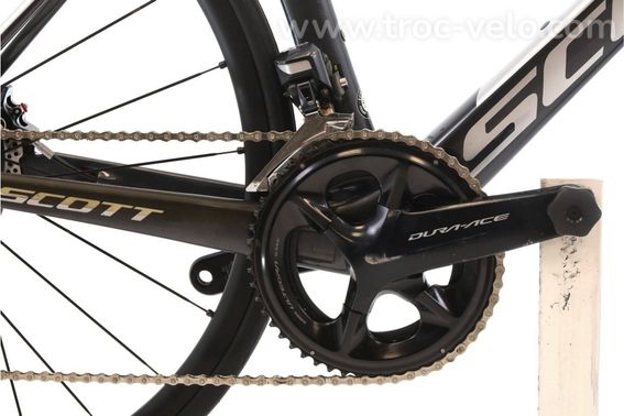 Produit Reconditionne Scott Foil 20 Disc Di2 11v Gris Velo De Route Tres Bon Etat - 4