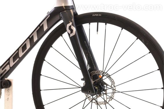 Produit Reconditionne Scott Foil 20 Disc Di2 11v Gris Velo De Route Tres Bon Etat - 5