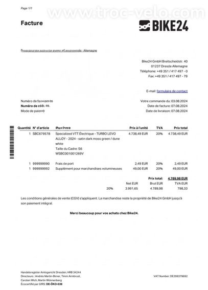 Specialized Turbo Levo Alloy 2024 – VTTAE – Taille S6 - 10