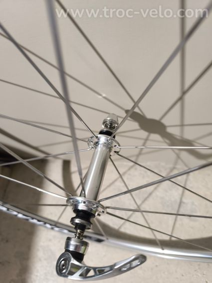 Roue avant, patins, alu  - 2