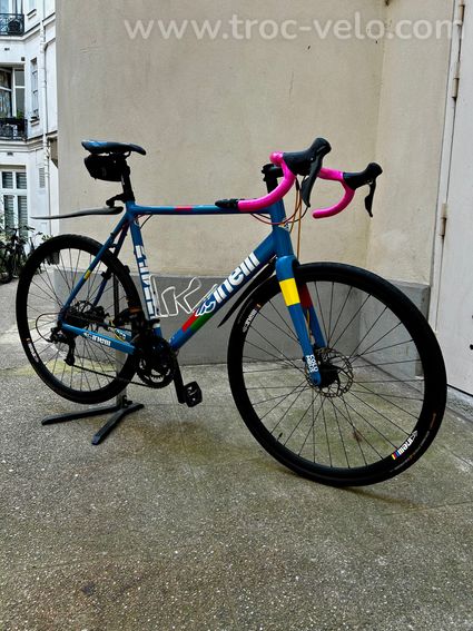 Gravel Cinelli Zydeco Lala bleu – Taille 59 – Révisé - 2