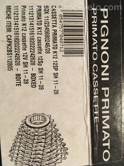 NEUF ! cassette MICHE Primato 12v pour shimano - 2