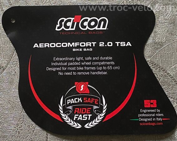 Housse vélo route Scicon Aérocomfort 2.0 TSA - 2