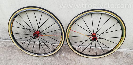 Roues Mavic Ksyrium SL boyau