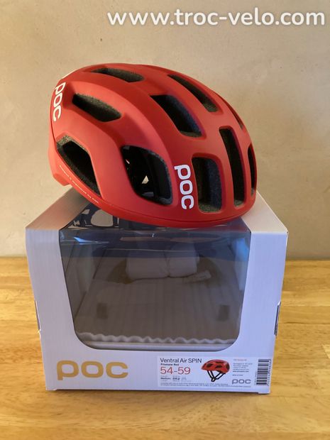 POC VENTRAL AIR SPIN bohrium red M-L (54-59)  - 1