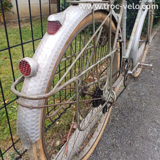 Vélo ancien randonneuse vintage Louis Pitard herse routens singer - 6