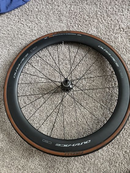 Roue arrière Shimano Dura-Ace WH-R9270 C50 en carbone avec frein à disque 700C - 2