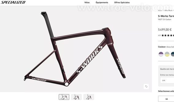 Tarmac s-works sl8 52 - 2