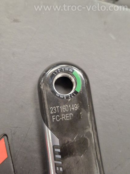 Pédalier Quarq Capteur de Puissance Sram Red D1 DUB 48-35 Dents 2x12V - 5