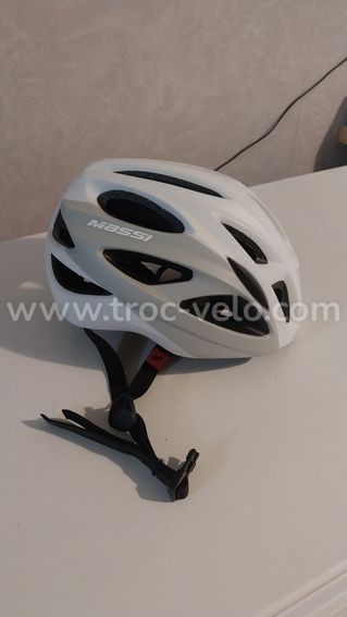 Casque massi pro blanc / argent