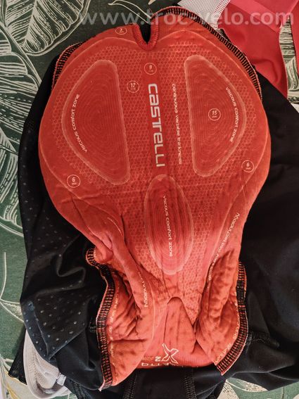 Castelli Cuissard Corsa Rosso 3XL - 4