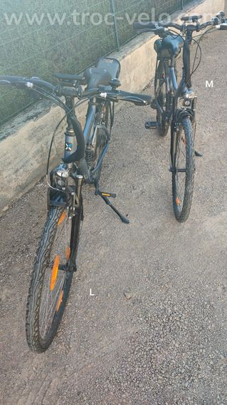 2 vélos électriques BTWIN 900VAE VTC  - 2