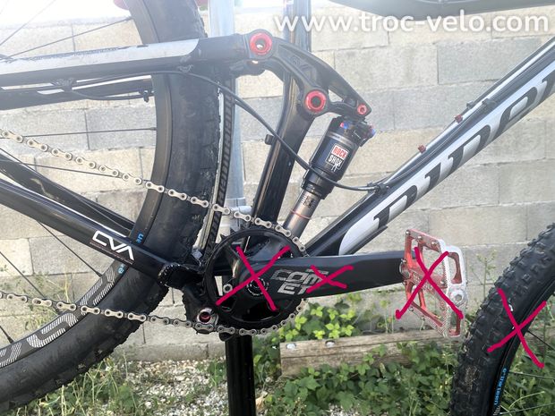 Kit cadre fourche VTT Niner RIP 9 trail all mountain enduro M - 6