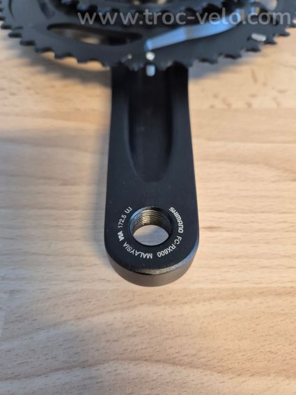 Pédalier SHIMANO GRX FC-RX600 2x11 48/31 - 172,5mm - 3